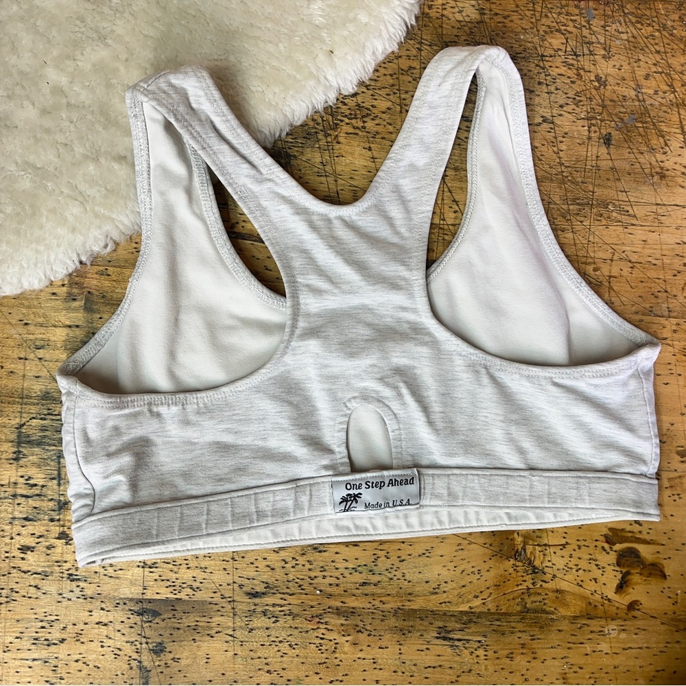 !FINAL CHANCE! One Step Ahead Light Gray "Essential Bra" - Picture 2 of 6